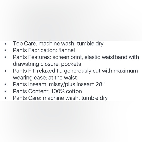 Printfresh Flannel Pink Coffee Break PJs - Sz L 🍩☕️💗 - Picture 5 of 5